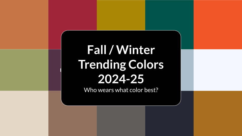 Fall Color Trends 2024 - Pantone 2025