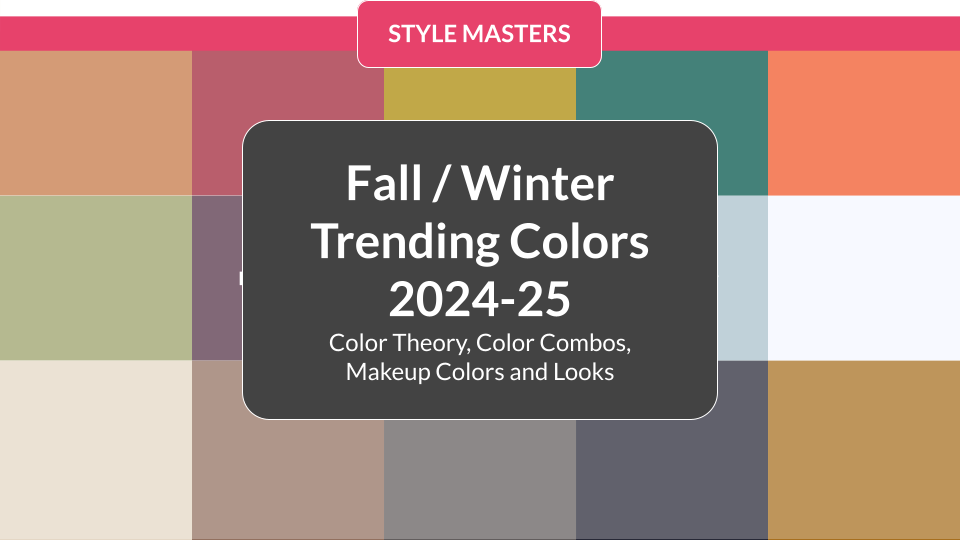 How to Wear the Fall/Winter Trending Colors 2024-2025