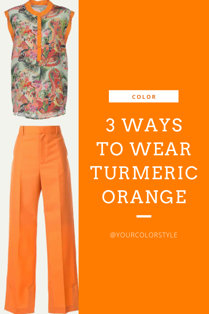 3 Ways To Wear Turmeric Orange