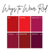 4 Ways To Wear Red This Fall