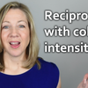 Q & A : Reciprocate with color intensity