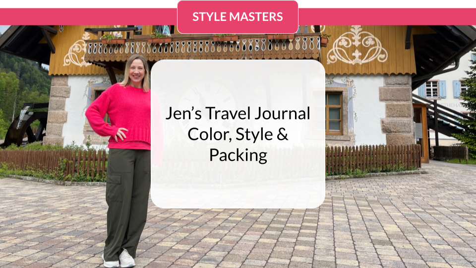 Style Masters Live - Jen's Travel Journal - How she traveled in style