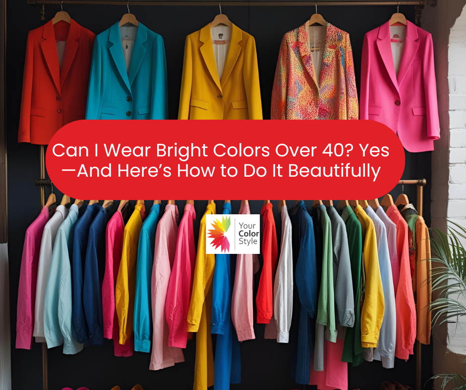 Can I Wear Bright Colors Over 40? Yes—And Here’s How to Do It Beautifully