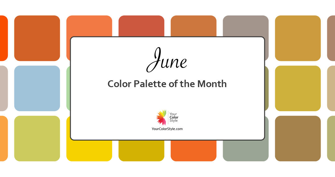 June Color Palette of the Month - 2023