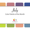 July Color Palette of the Month - 2023