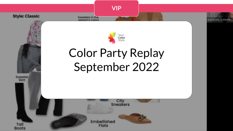 Discover the Fall/Winter Trends - September 2022 Color Party Replay