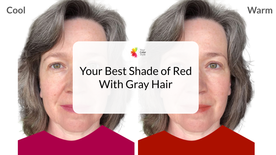 Your Best Shade of Red to Wear With Gray Hair