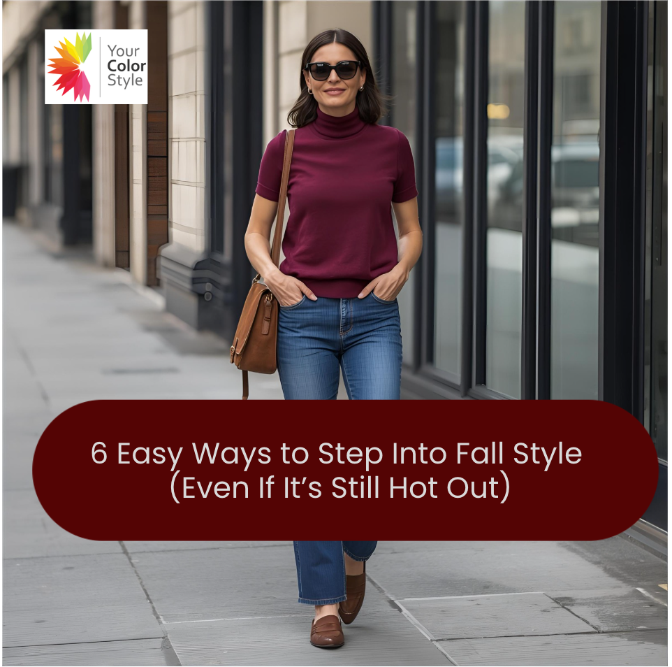6 Easy Ways to Step Into Fall Style (Even If It’s Still Hot Out)