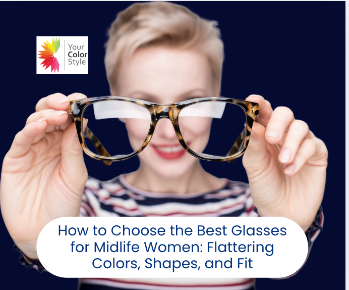 How to Choose the Best Glasses for Midlife Women: Flattering Colors, Shapes, and Fit