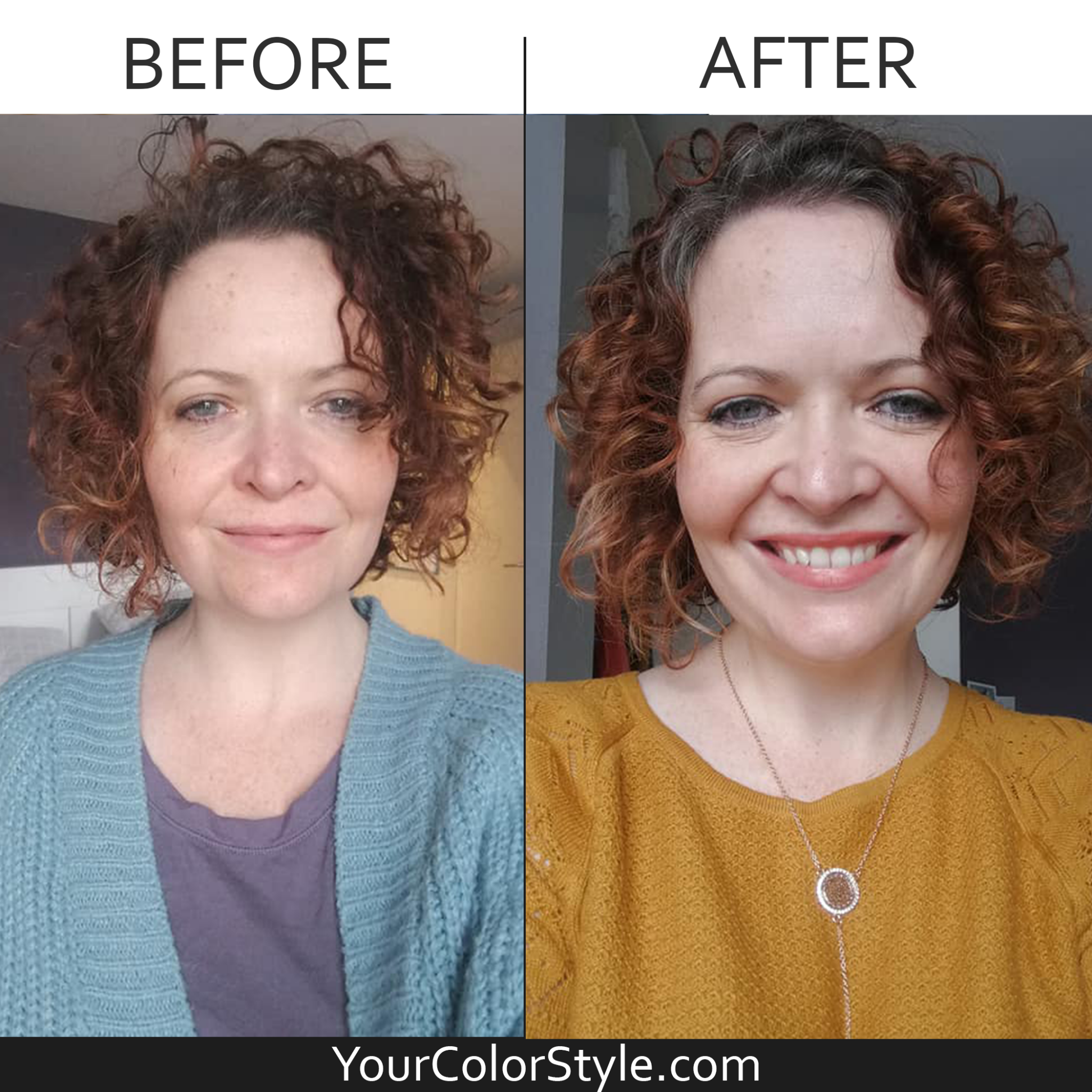 Before and After: Amanda
