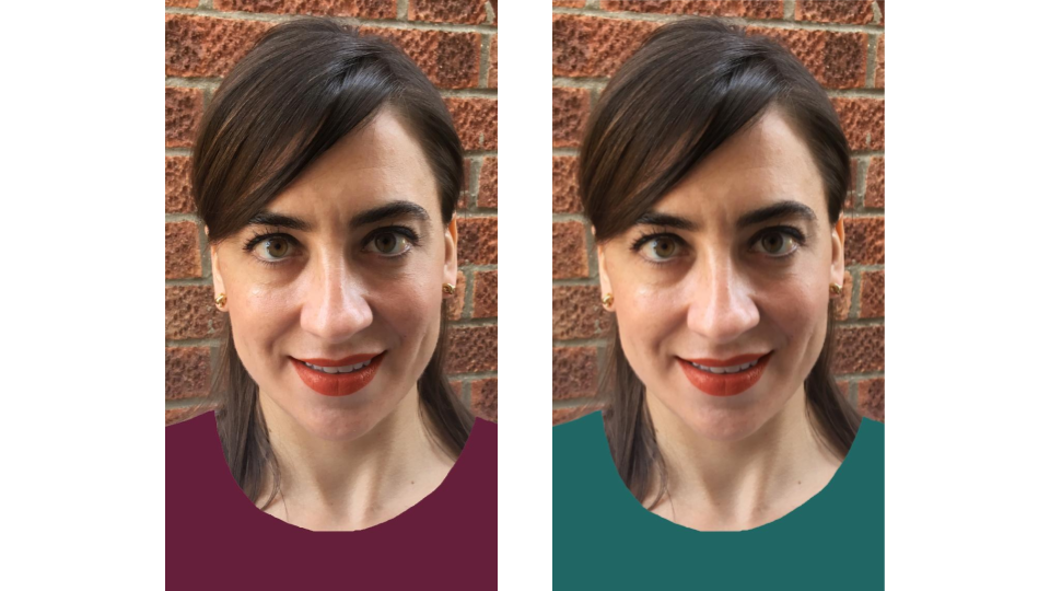 Color Analysis Case Study: Dark Hair, Warm Hazel Eyes