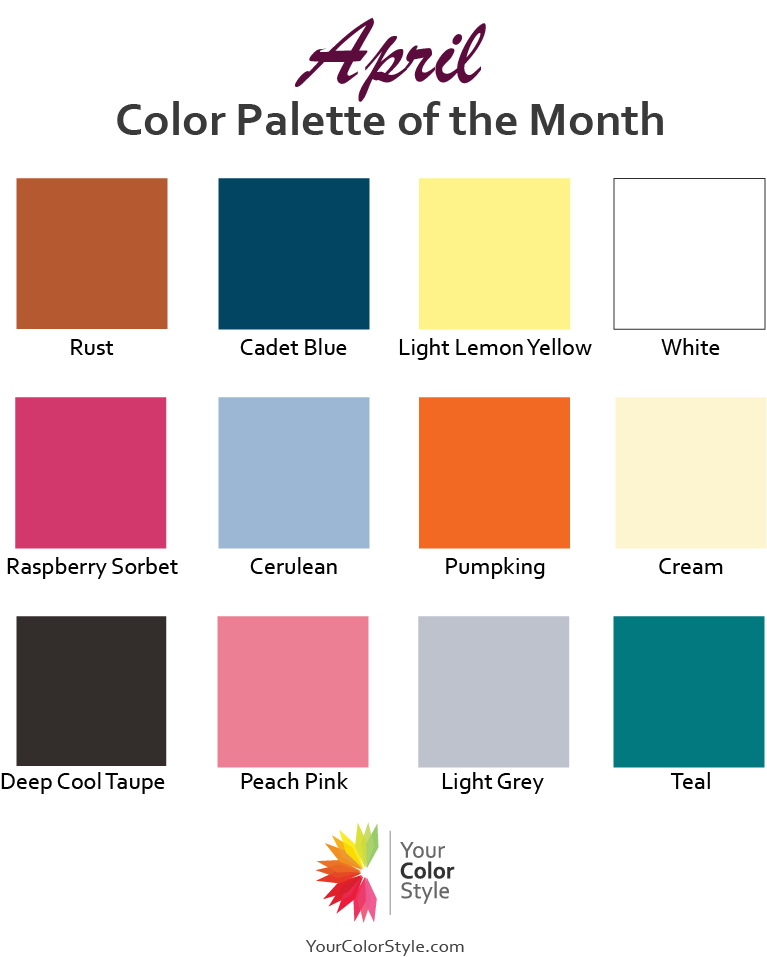 Color Palette of the Month - April
