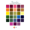 November: Color Palette of the Month