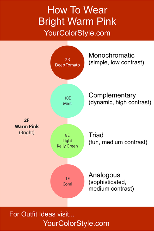 How To Wear Bright Warm Pink
