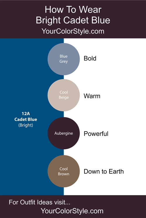 How To Wear Bright Cadet Blue With Neutrals