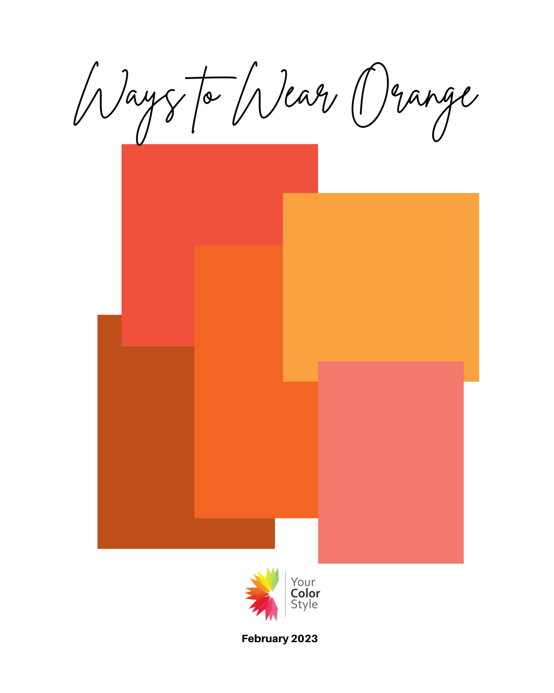Ways To Wear Orange - What Colors Go With Orange