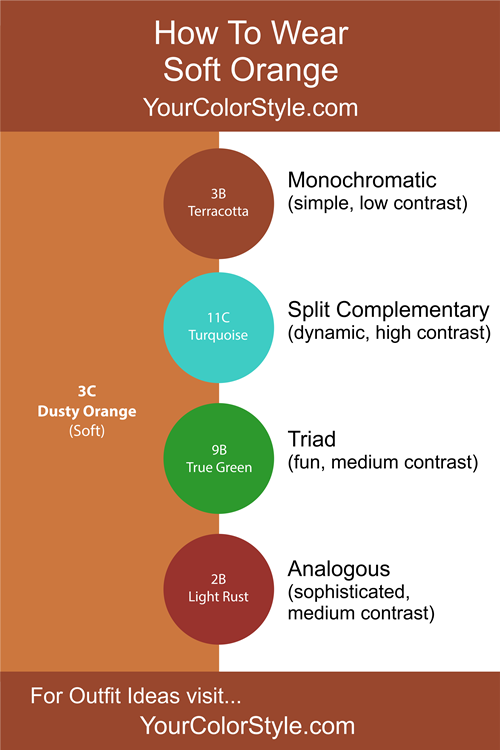 How To Wear Soft Dusty Orange