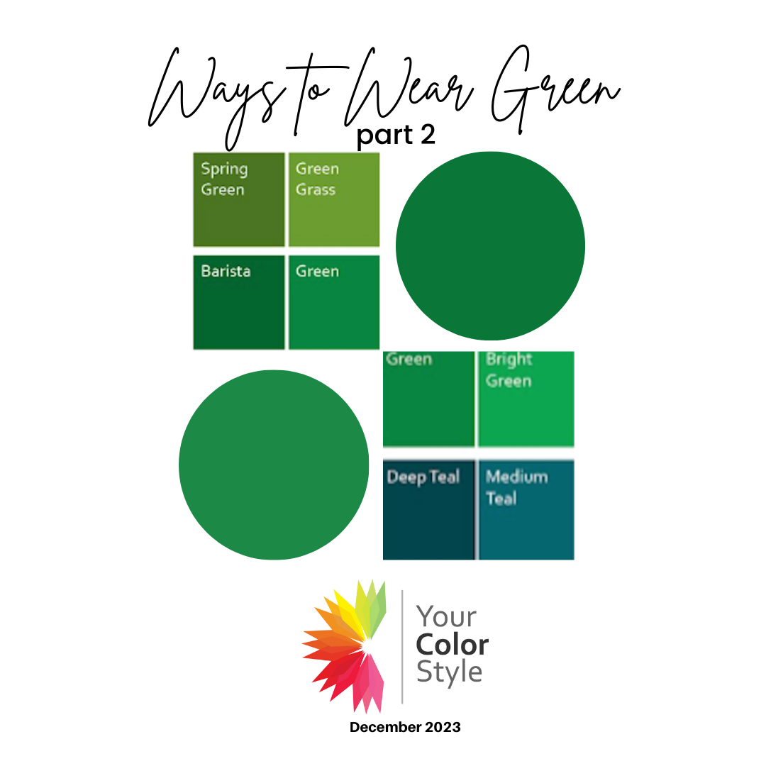 Ways To Wear Green - Part 2