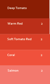 Warm reds