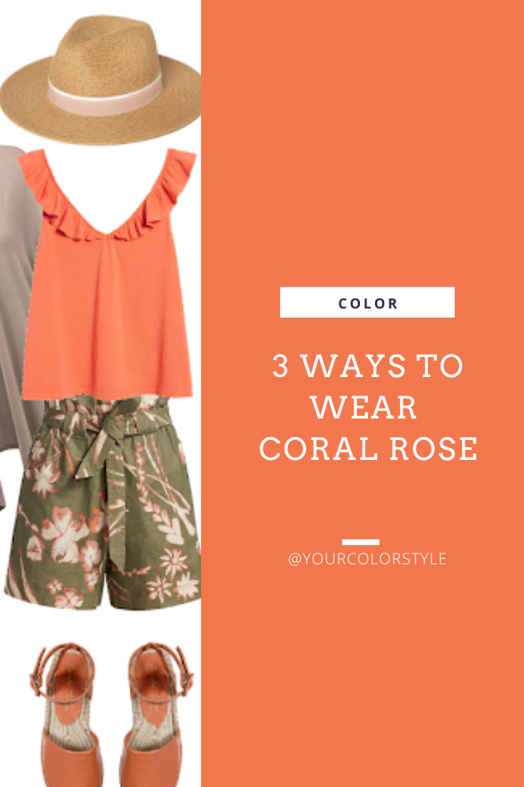 3 Ways To Wear Coral Rose