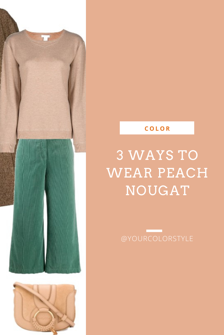 3 Ways to Wear Peach Nougat