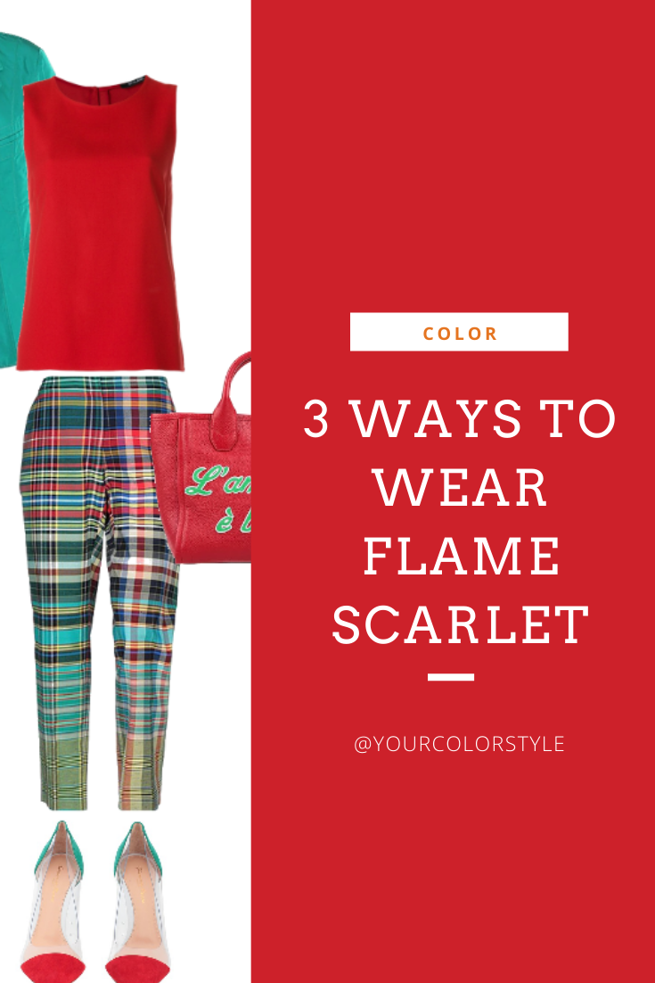 3 Ways To Wear Flame Scarlet