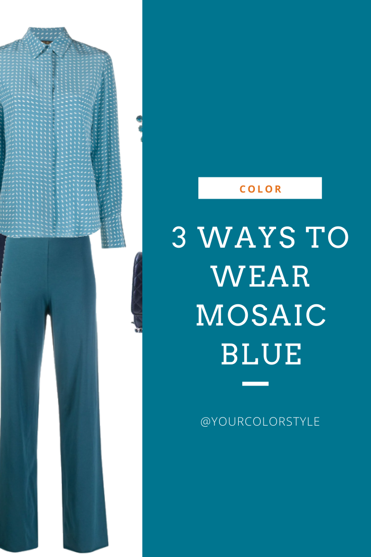 3 Ways To Wear Mosaic Blue