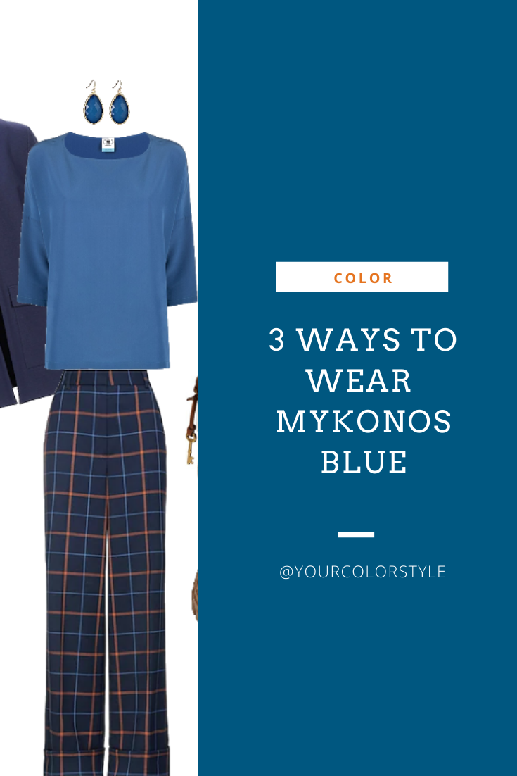 3 Ways To Wear Mykonos Blue