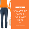 3 Ways To Wear Orange Peel