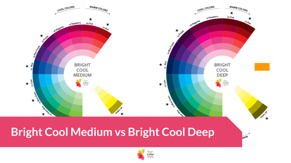 Bright Cool Medium vs Bright Cool Deep