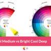 Bright Cool Medium vs Bright Cool Deep