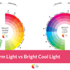 Bright Warm Light vs Bright Cool Light