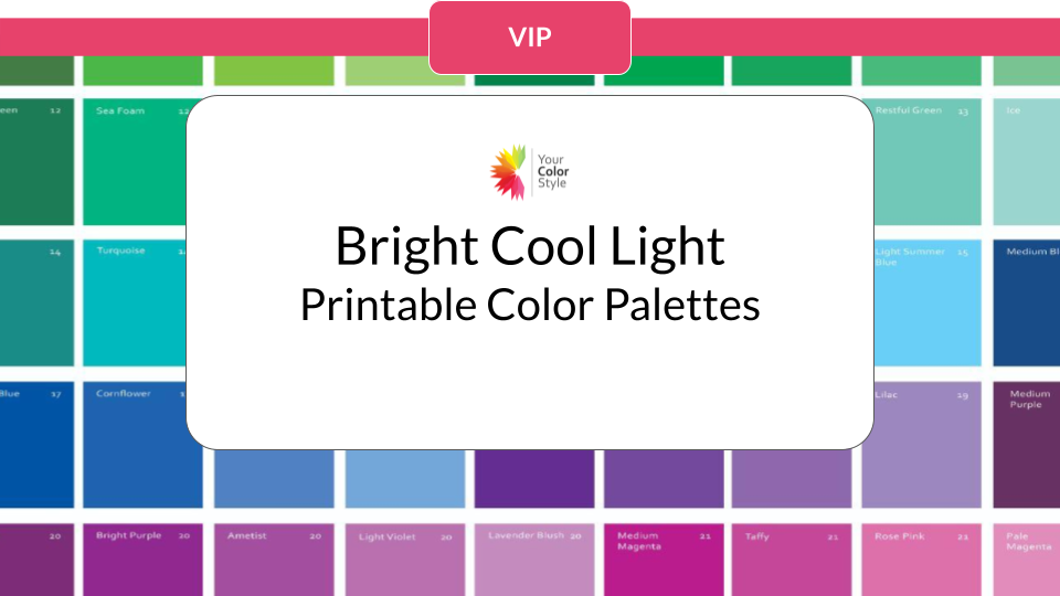 BCL Printable Color Palettes