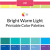 BWL Printable Color Palettes