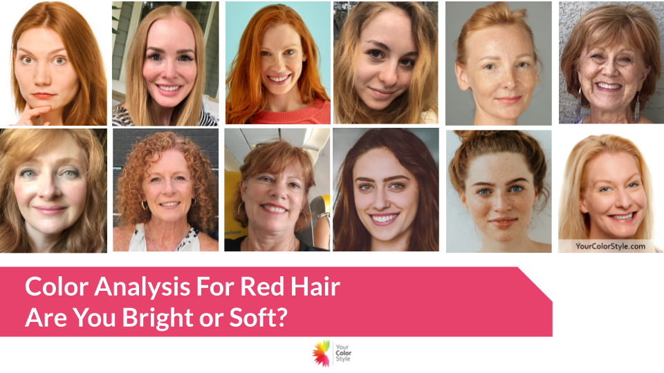 Color Analysis for Red Hair - Bright or Soft?