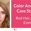 Color Analysis Case Study - Red Hair, Blue Eyes