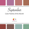 September Color Palette of the Month - 2023