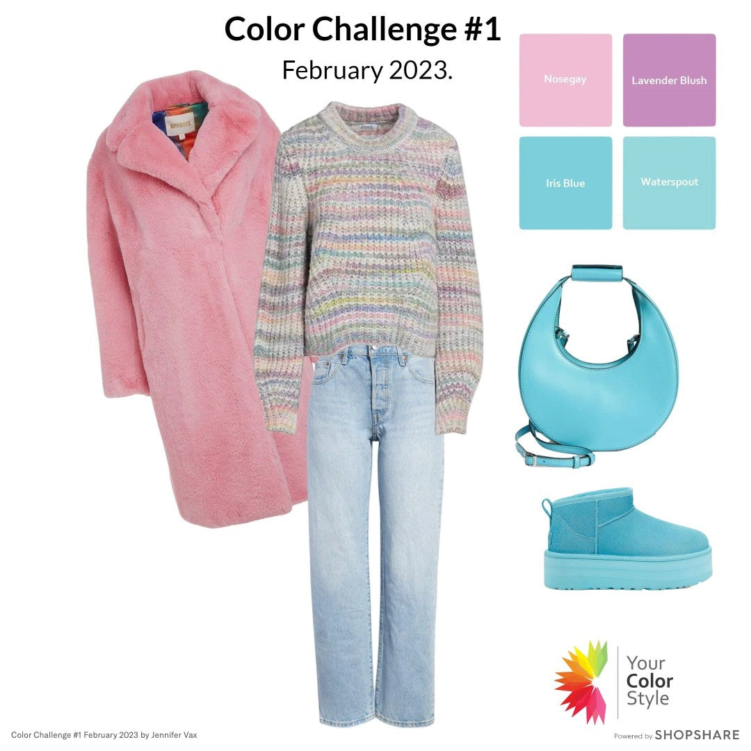 Outfit Inspiration for Color Challenge #1 - February 2023
