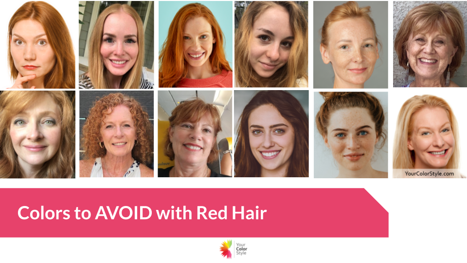 Red Hair - The Colors You Might Want to Avoid Wearing