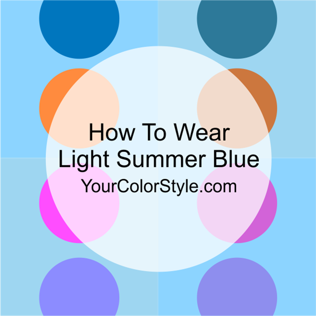 How To Wear Light Summer Blue