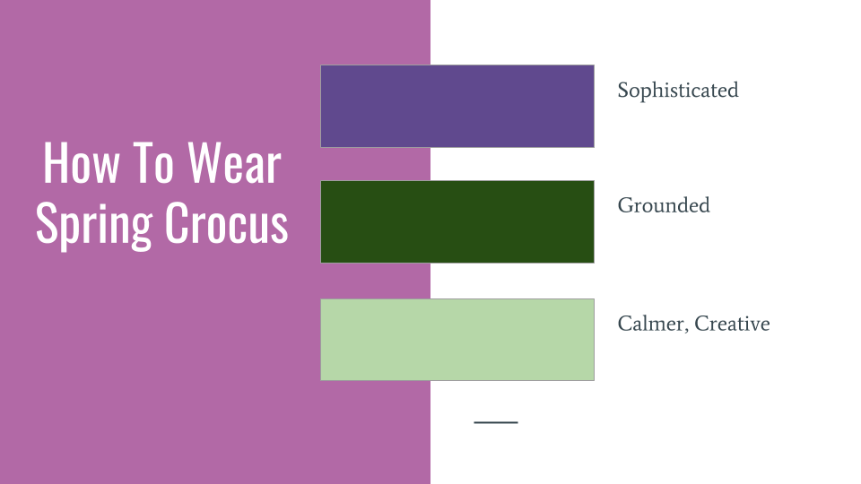 3 Fun Ways To Wear Spring Crocus