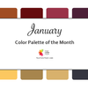 Color Palette of the Month - January 2023