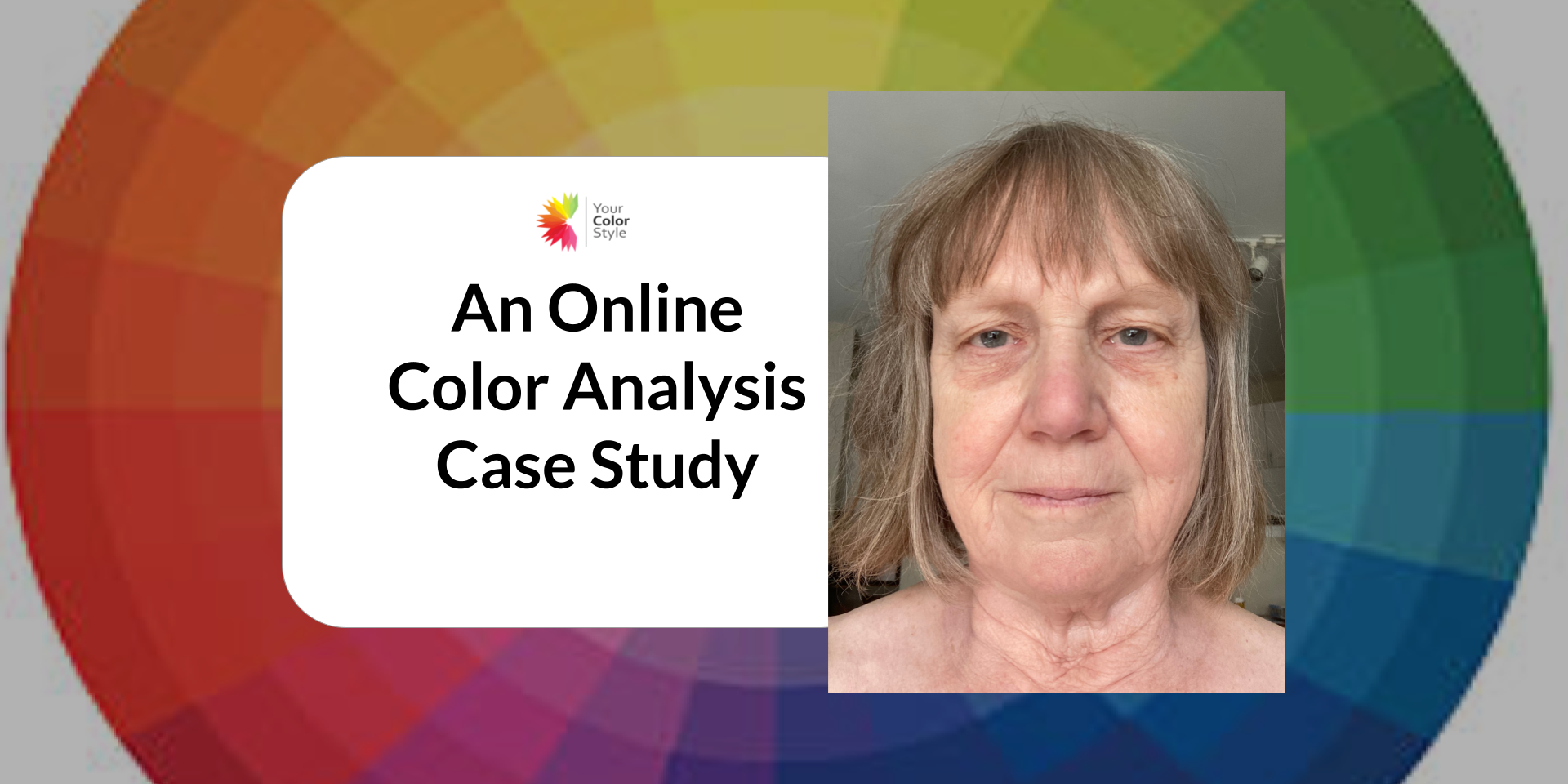 Online Color Analysis - Grey Blend Hair, Blue Eyes