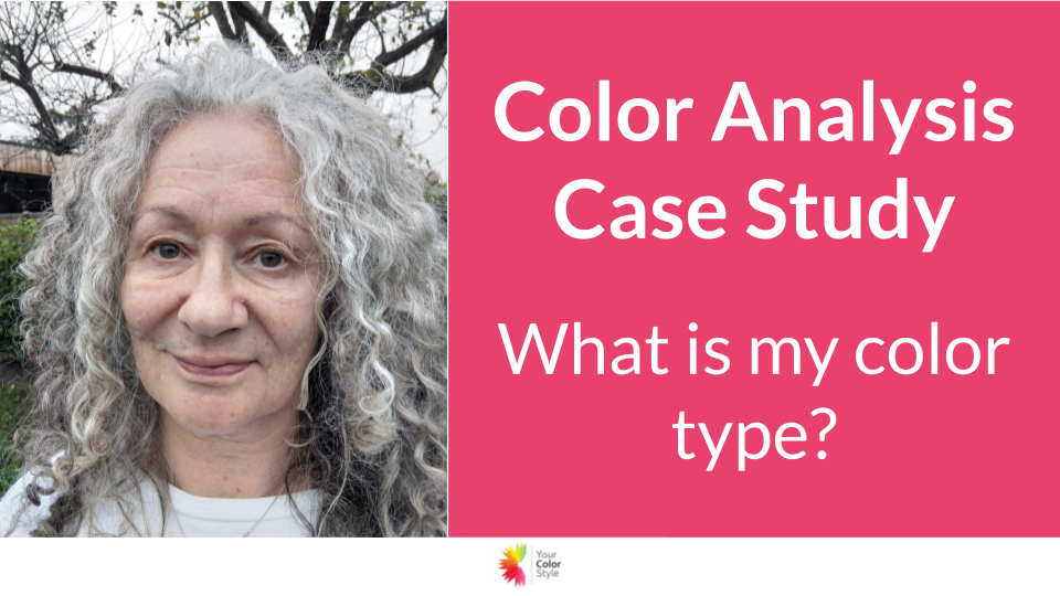 Color Analysis Case Study: Grey Hair, Cool Hazel Eyes