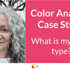 Color Analysis Case Study: Grey Hair, Cool Hazel Eyes