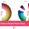 Soft Warm Deep vs Bright Warm Deep