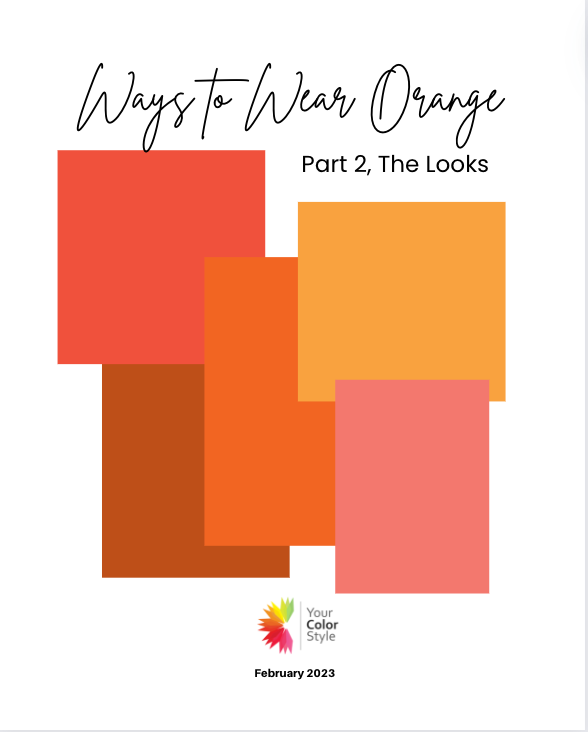 Ways to Wear Orange, Part 2, The Looks