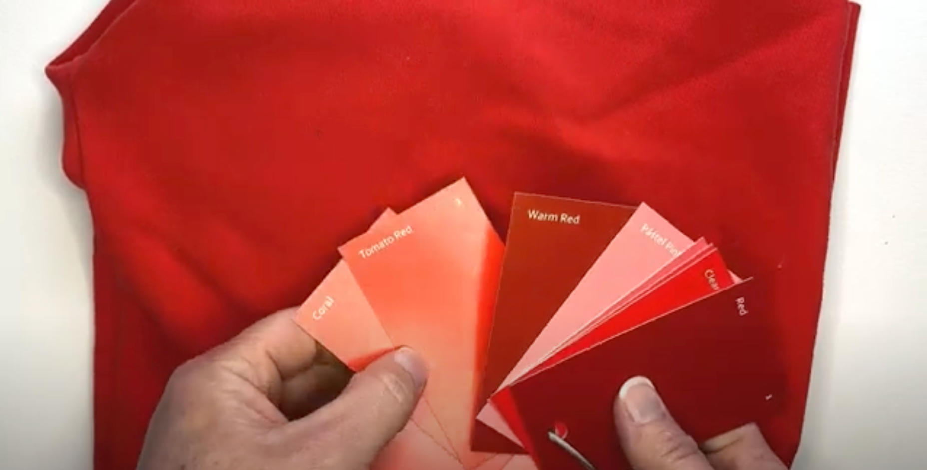 How To Use Your Color Fan To Find Your Best Red
