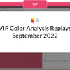 September 2022 VIP Color Analysis Replays