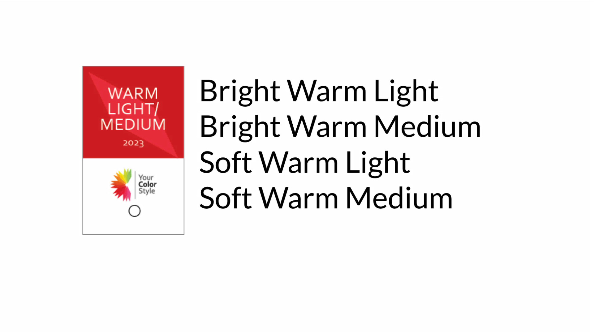New Warm Light to Medium Color Fan